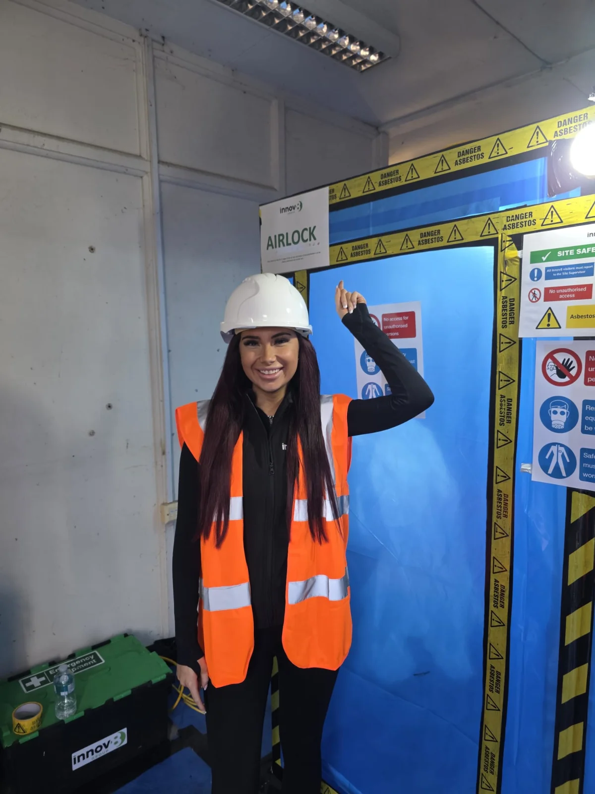 Innov8 team on site
