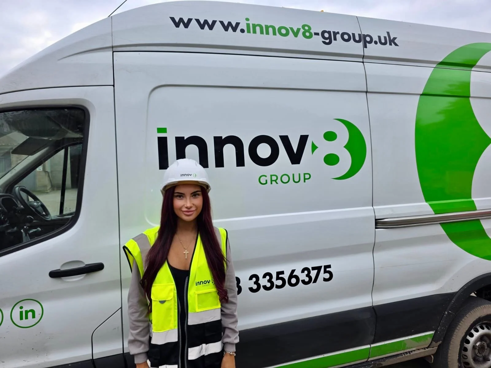 Innov8 team on site