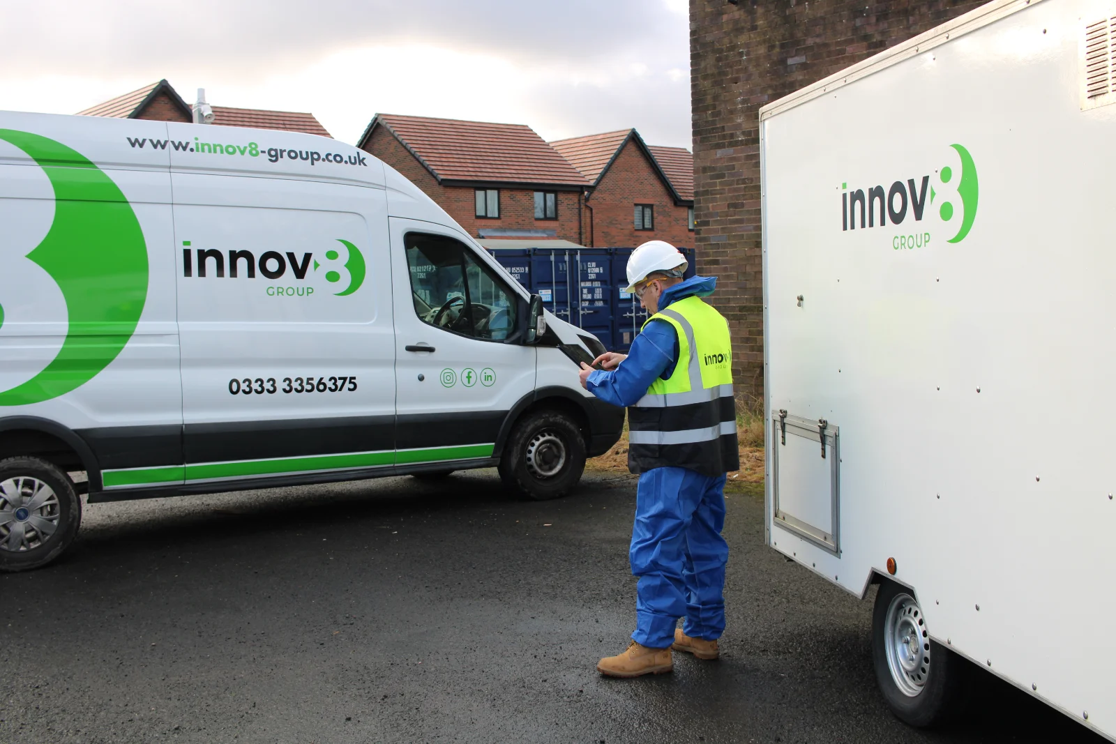 Innov8 UK Group team on site