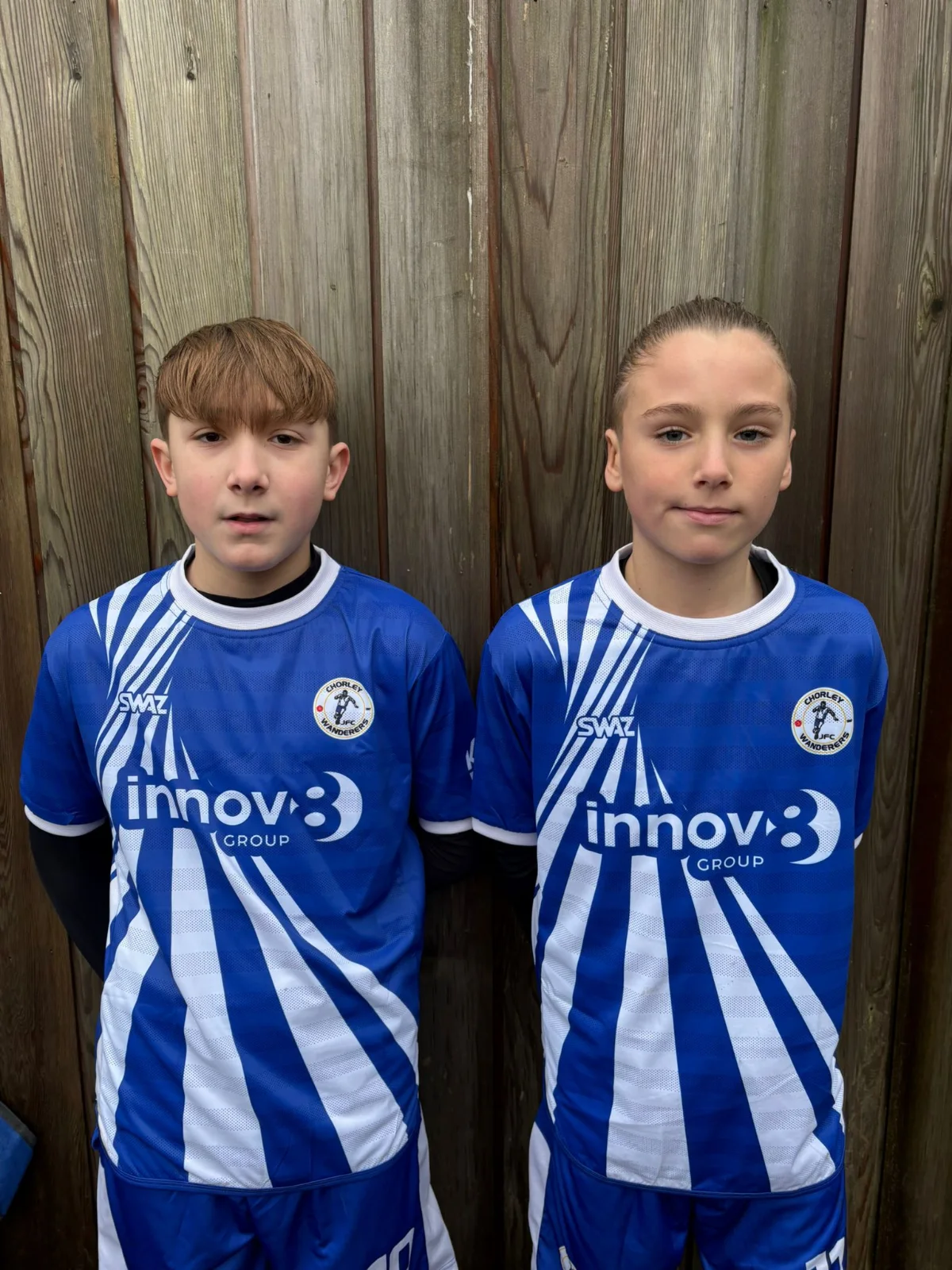 Grassroots football team sponsored by Innov8 UK Group