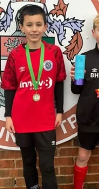 Grassroots football team sponsored by Innov8 UK Group