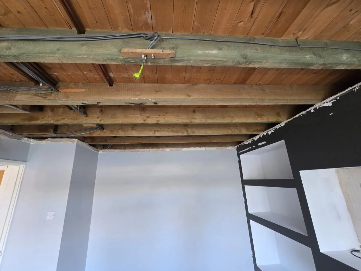 15m² of Artex ceiling removed at a Birmingham home — on-site photo 4 — Innov8 UK Group