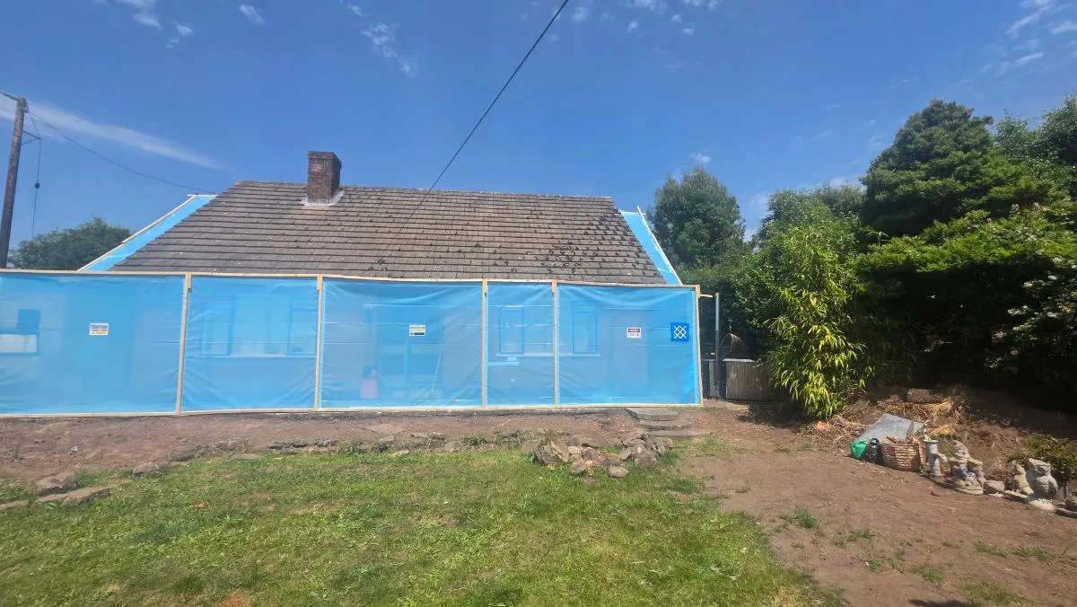 56 linear metres of AIB soffit board removed at Avondale — on-site photo 2 — Innov8 UK Group