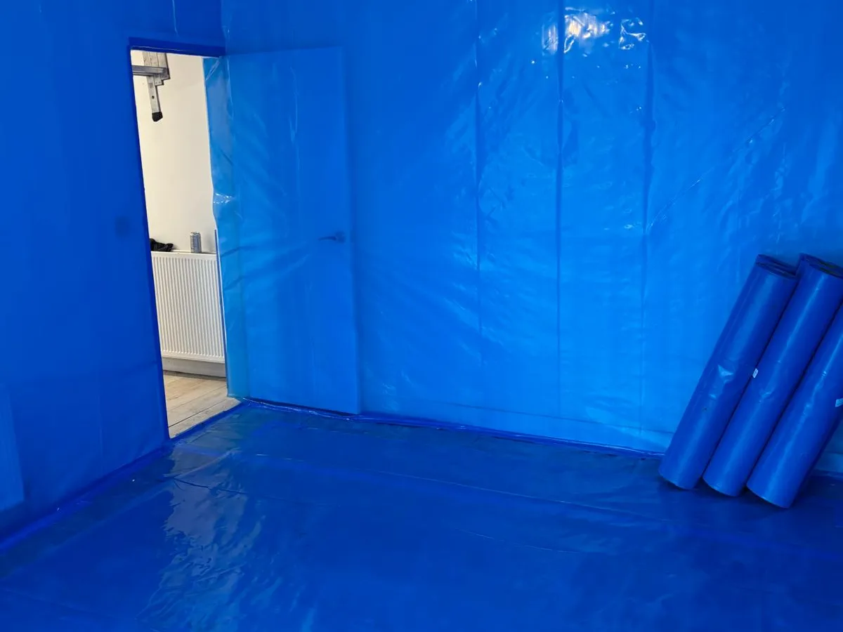 100m² of asbestos insulating board ceilings removed at Belhaven Road, Manchester — on-site photo 5 — Innov8 UK Group
