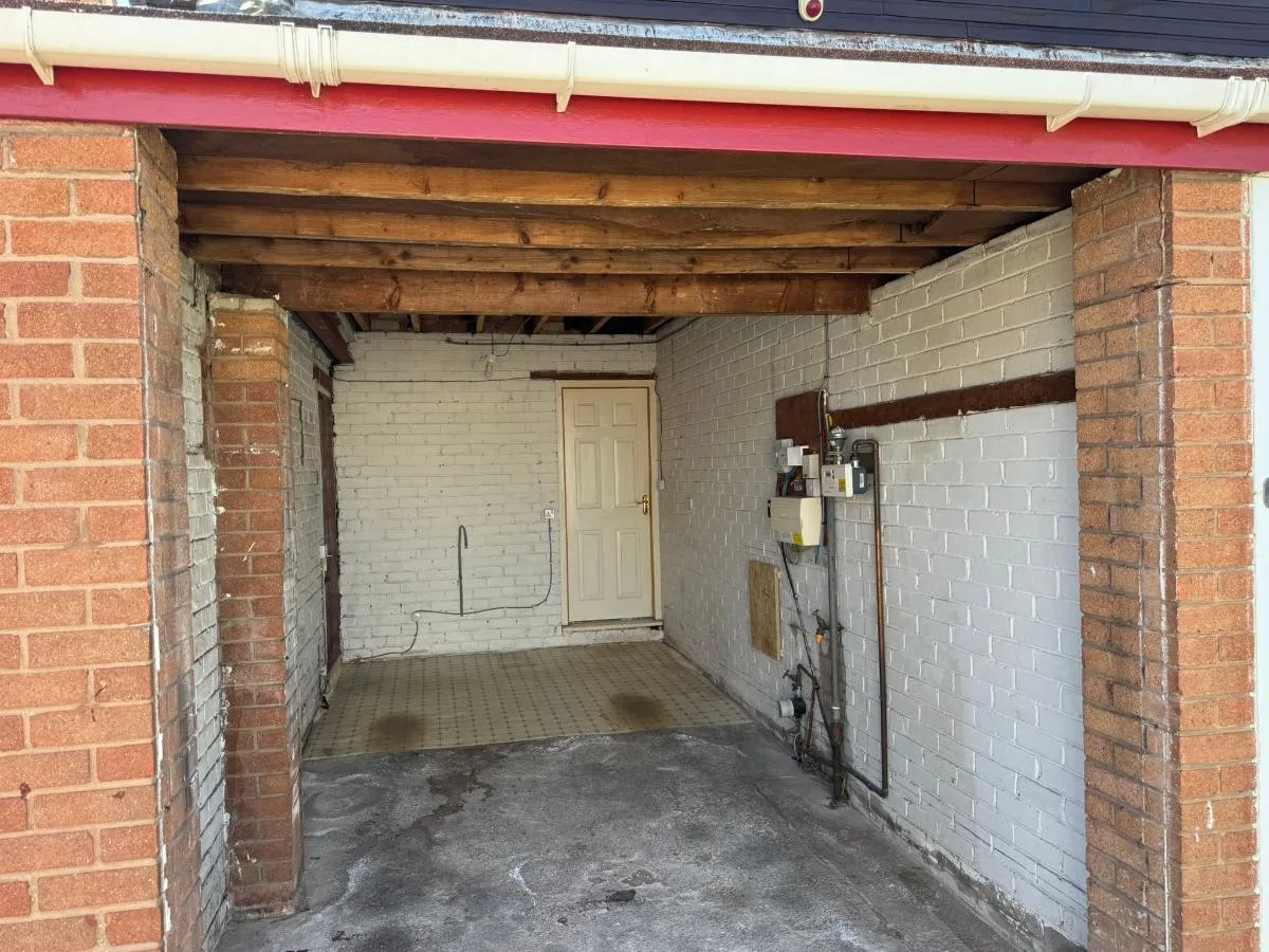 AIB garage ceiling panel removal at Broadlands Place — on-site photo 2 — Innov8 UK Group