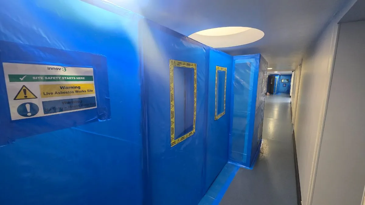 Cardinal Newman High School — enclosure viewing panels along the corridor — Innov8 UK Group