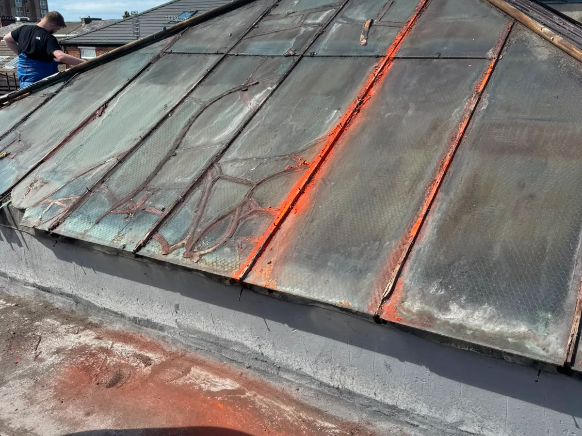Multi-material asbestos removal at The Central Club, Southport — on-site photo 5 — Innov8 UK Group