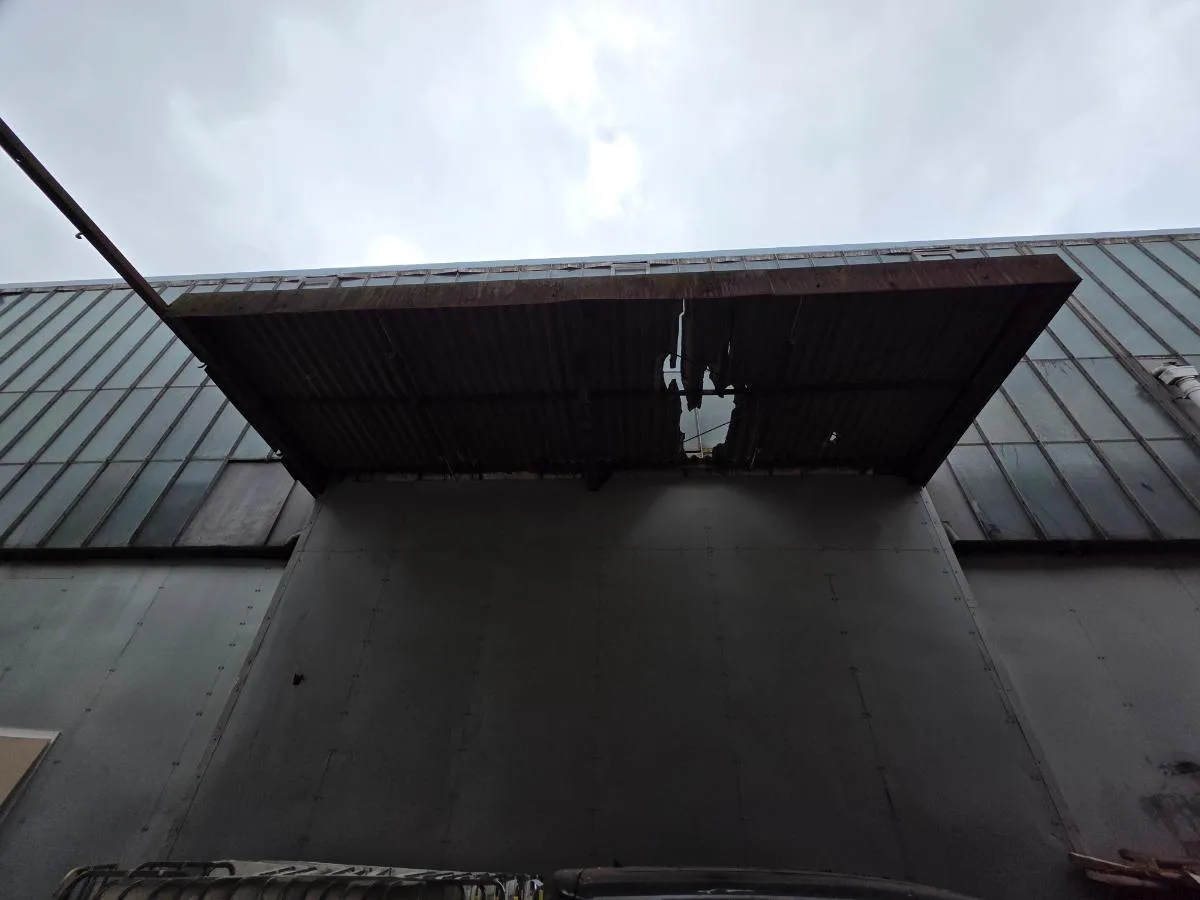 100m² of asbestos cement sheets, panels and debris removed at Glendale Foods, Salford — on-site photo 2 — Innov8 UK Group