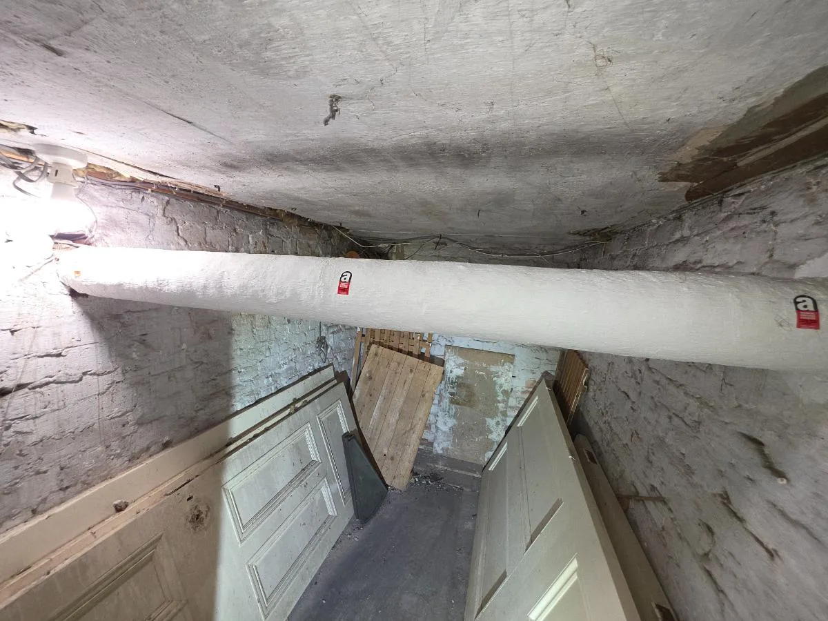 Pipe insulation removal at Gloucester Road — on-site photo 6 — Innov8 UK Group