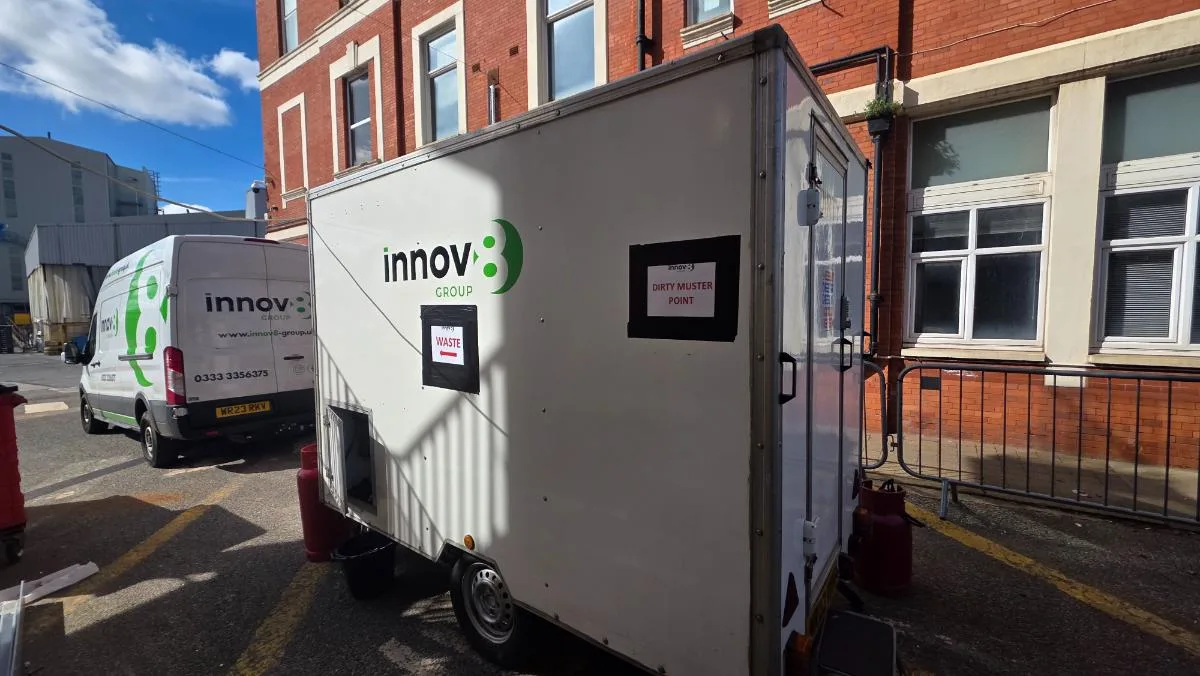 AIB removal at Hesketh House, Liverpool Road — on-site photo 1 — Innov8 UK Group