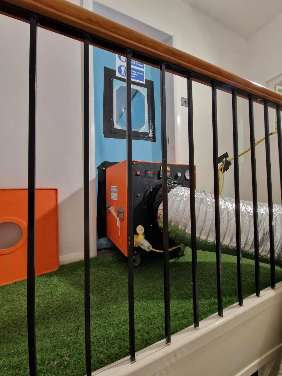 Licensed AIB ceiling removal at Milton House, Preston — on-site photo 2 — Innov8 UK Group