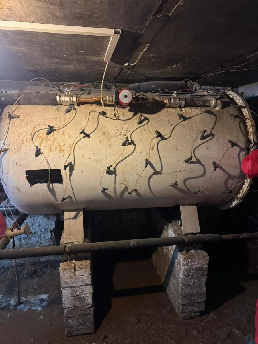 Licensed asbestos removal across plant & basement areas at Nazareth House — on-site photo 1 — Innov8 UK Group