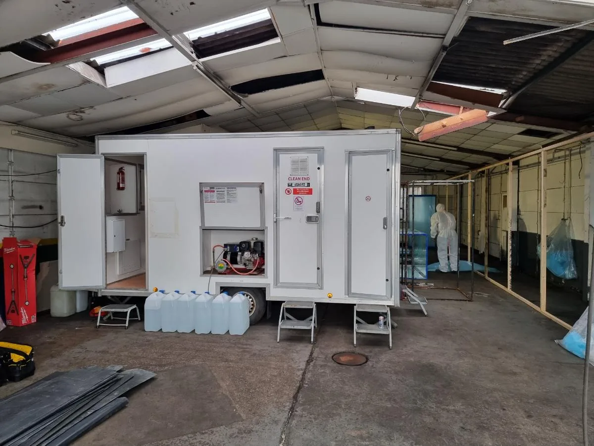 AIB panel removal & disposal at Oakhill Industrial Estate — on-site photo 2 — Innov8 UK Group