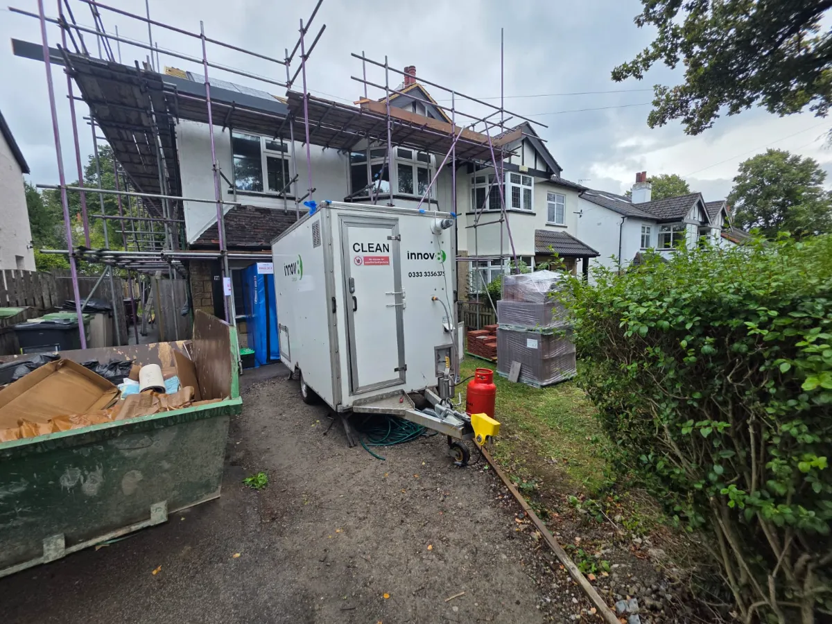 12.02m² of asbestos insulating board removed from a stairwell in Leeds — on-site photo 2 — Innov8 UK Group