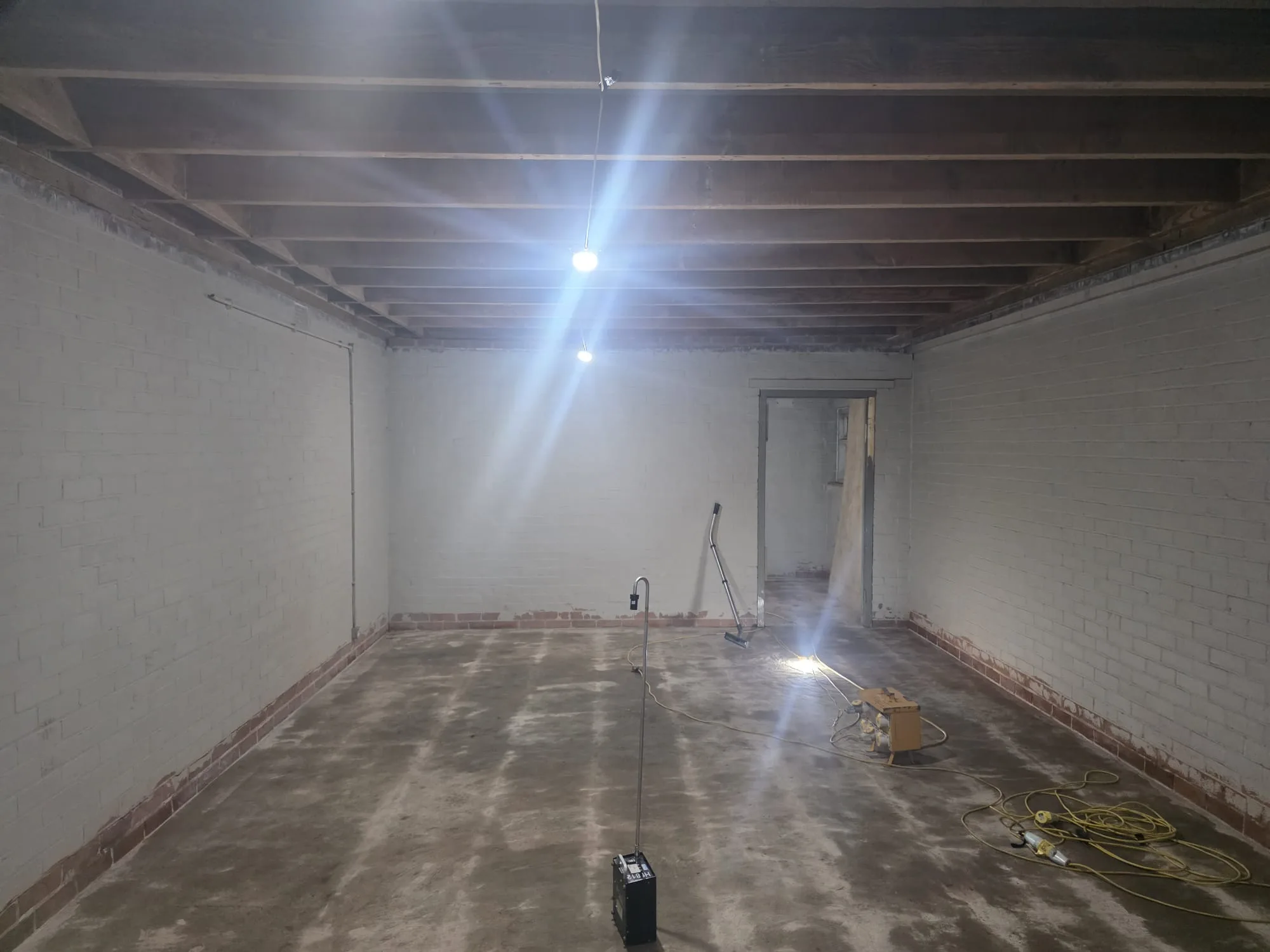 Whitley Bridge, Goole — after — AIB ceiling and floor tiles removed throughout — Innov8 UK Group