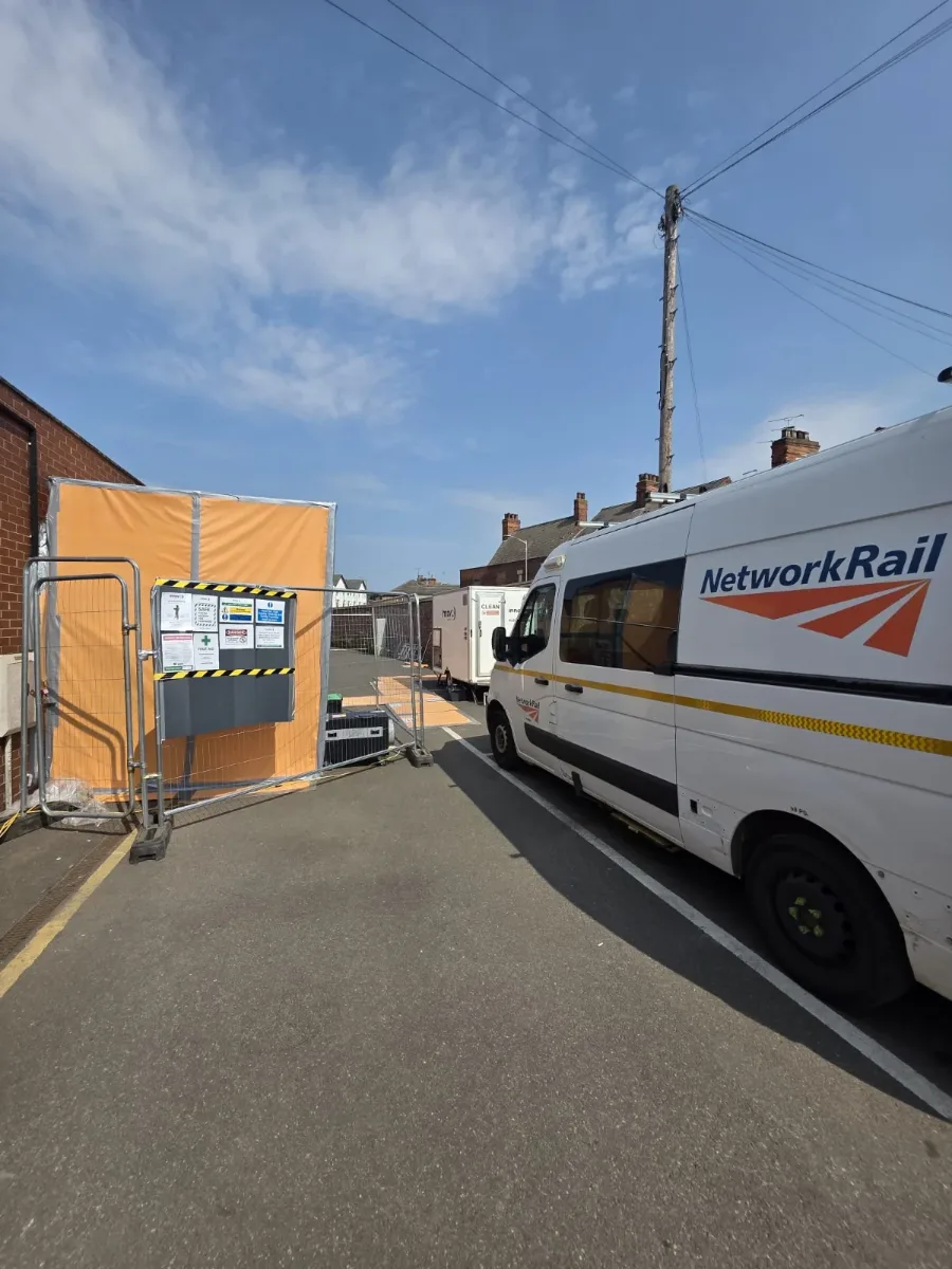 Retford station works